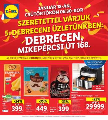 Újság Lidl - 2024.01.18 - 2024.01.21.