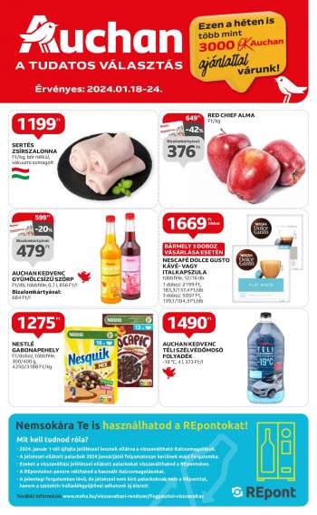 Újság Auchan - 2024.01.18 - 2024.01.24.
