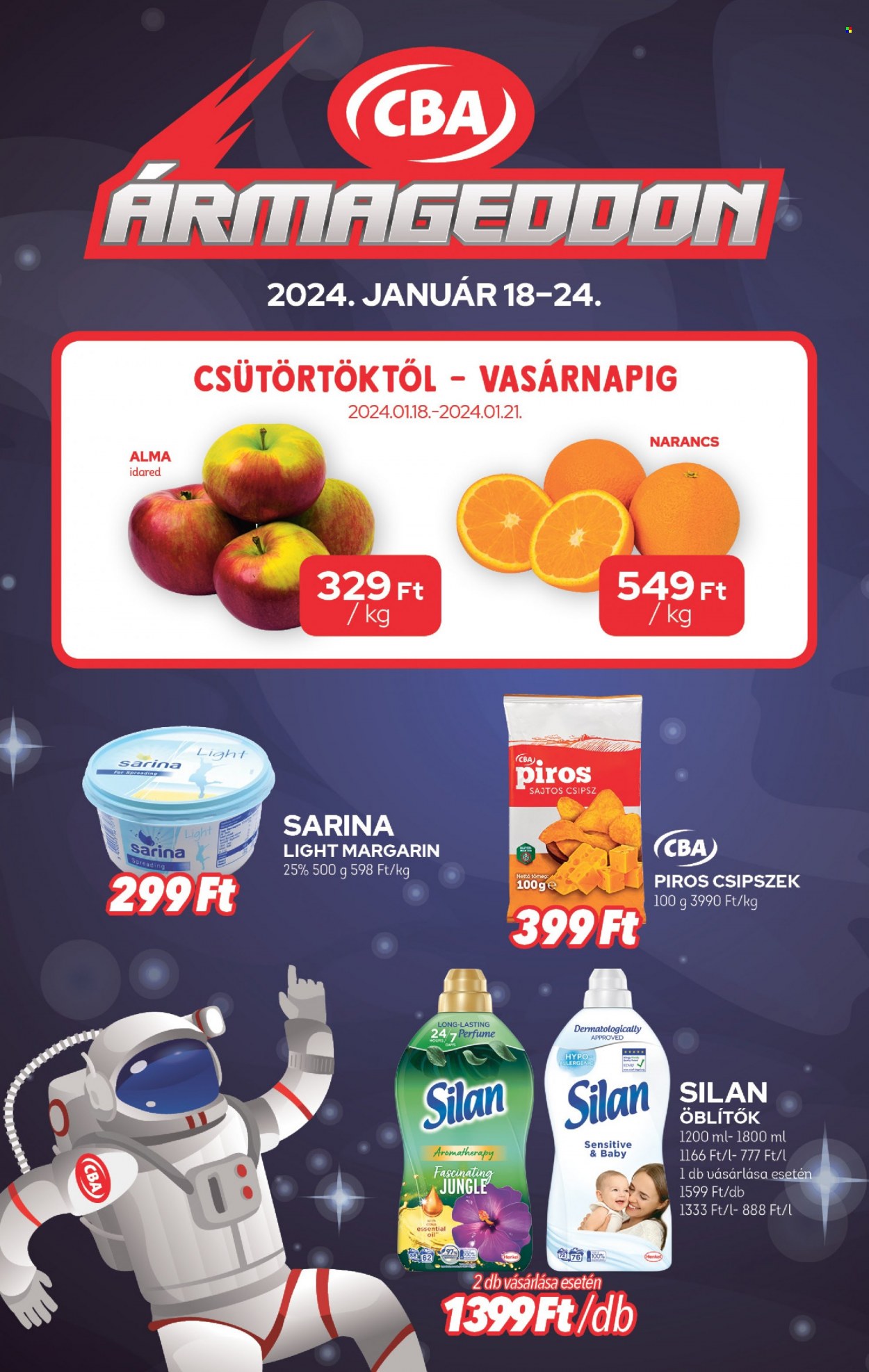 CBA akciós újságok - 2024.01.18 - 2024.01.24. Oldal 1