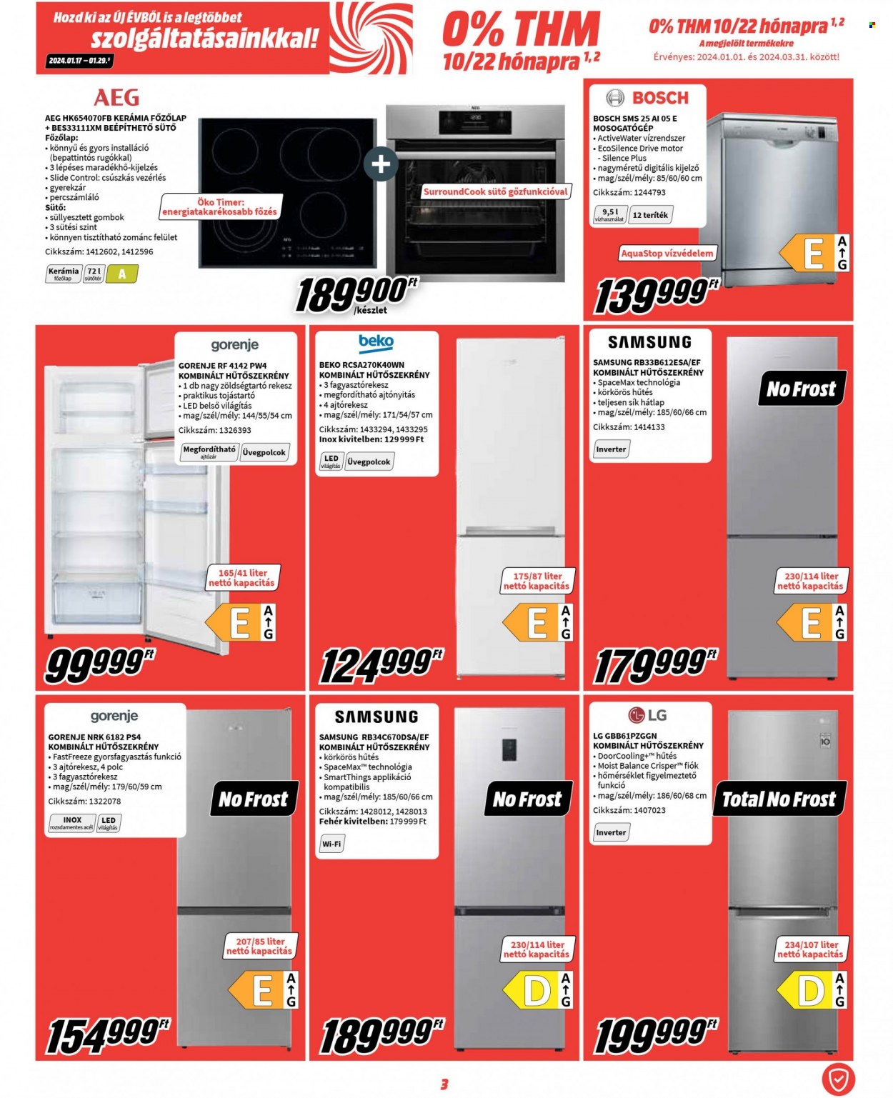 MediaMarkt akciós újságok - 2024.01.17 - 2024.01.29. Oldal 3