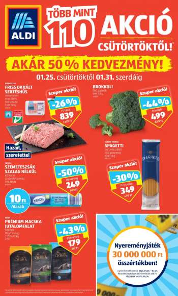 Újság Aldi - 2024.01.25 - 2024.01.31.