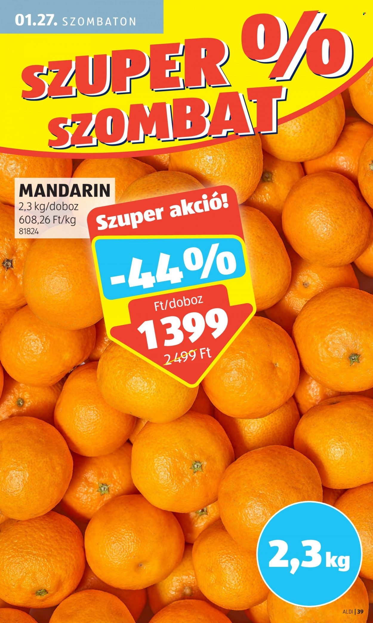 Aldi akciós újságok - 2024.01.25 - 2024.01.31. Oldal 47