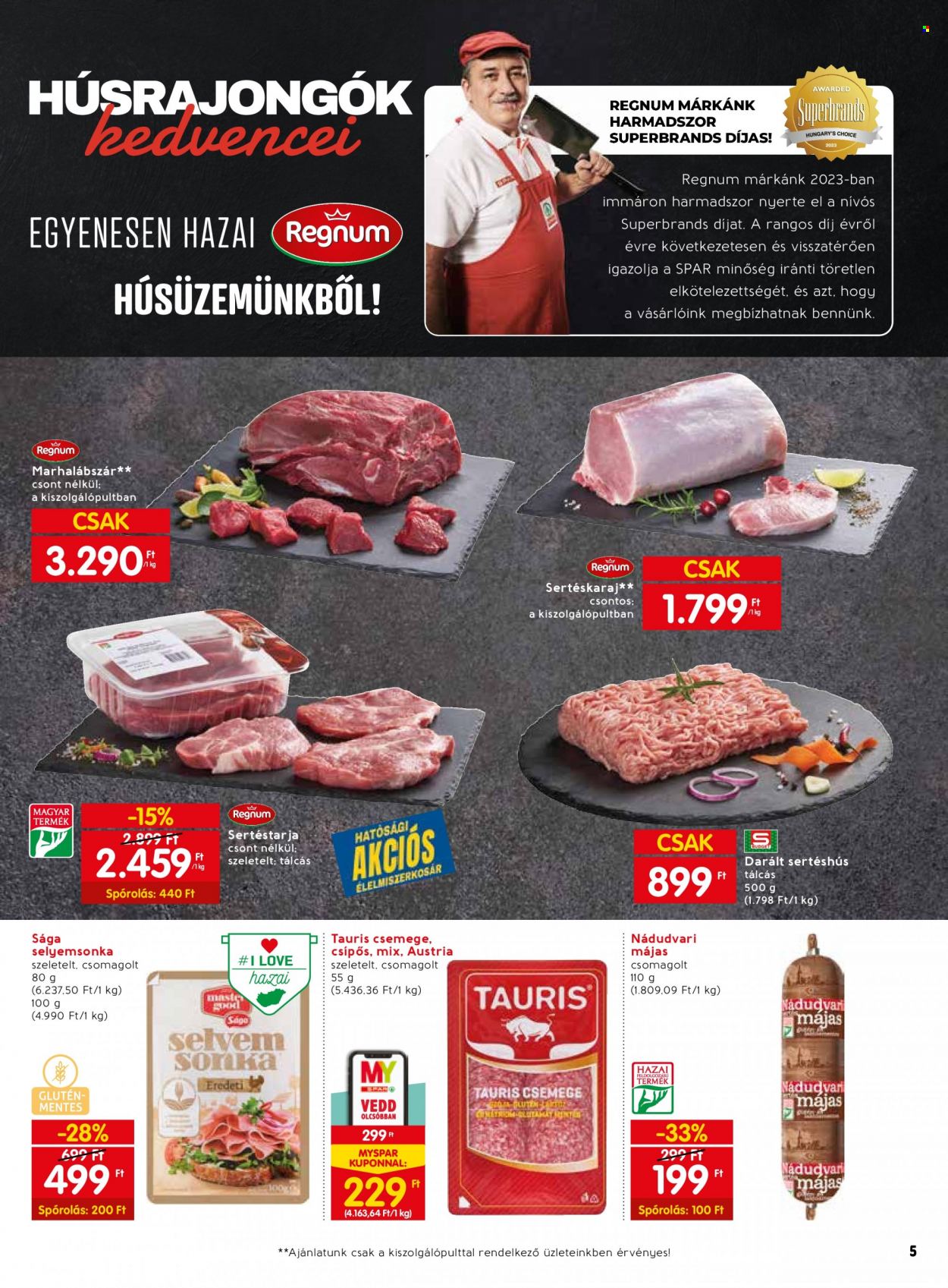 SPAR akciós újságok - 2024.01.25 - 2024.01.31. Oldal 5