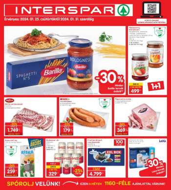 Újság INTERSPAR - 2024.01.25 - 2024.01.31.
