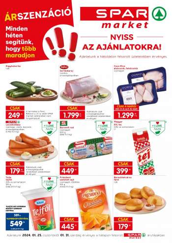 Újság SPAR market - 2024.01.25 - 2024.01.31.