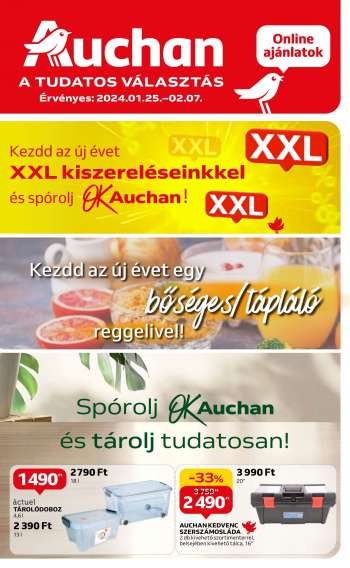 Újság Auchan - 2024.01.25 - 2024.02.07.