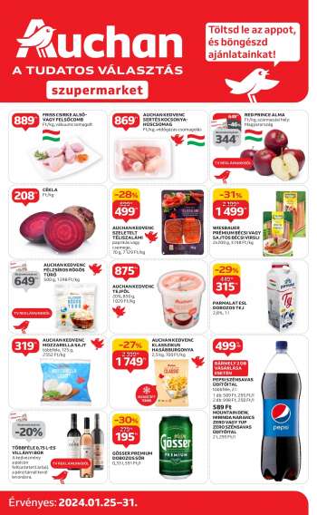 Újság Auchan - 2024.01.25 - 2024.01.31.