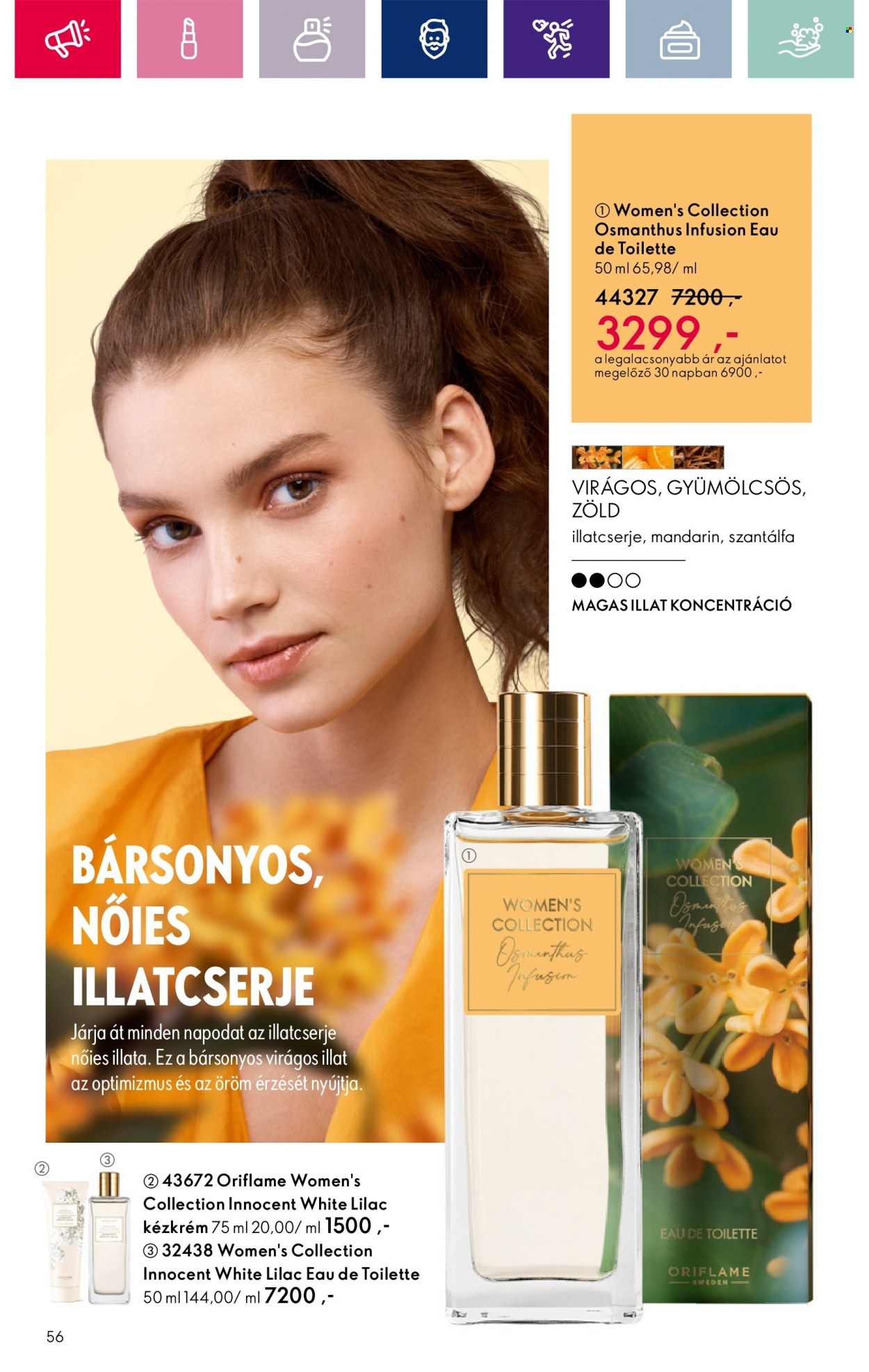 Oriflame akciós újságok - 2024.01.23 - 2024.02.12. Oldal 56