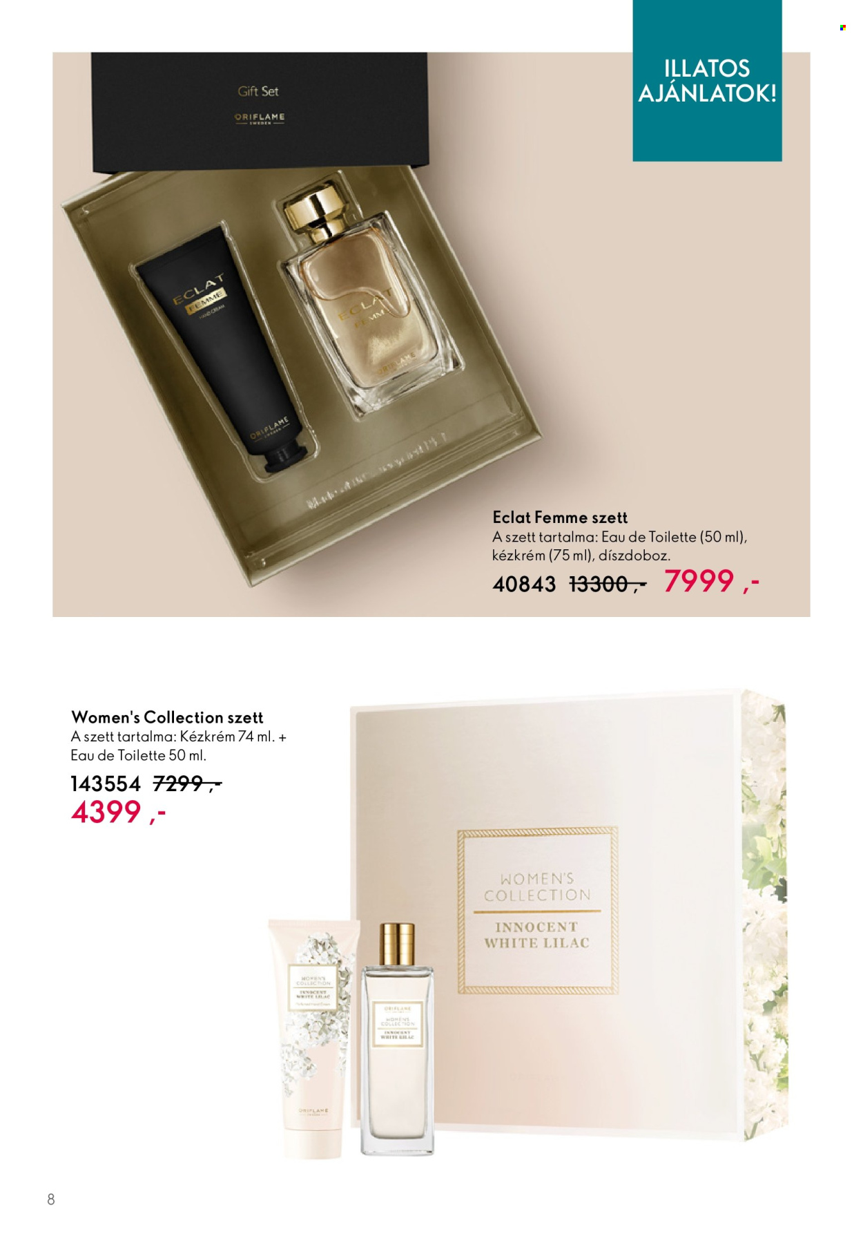 Oriflame akciós újságok - 2024.01.23 - 2024.02.12. Oldal 8