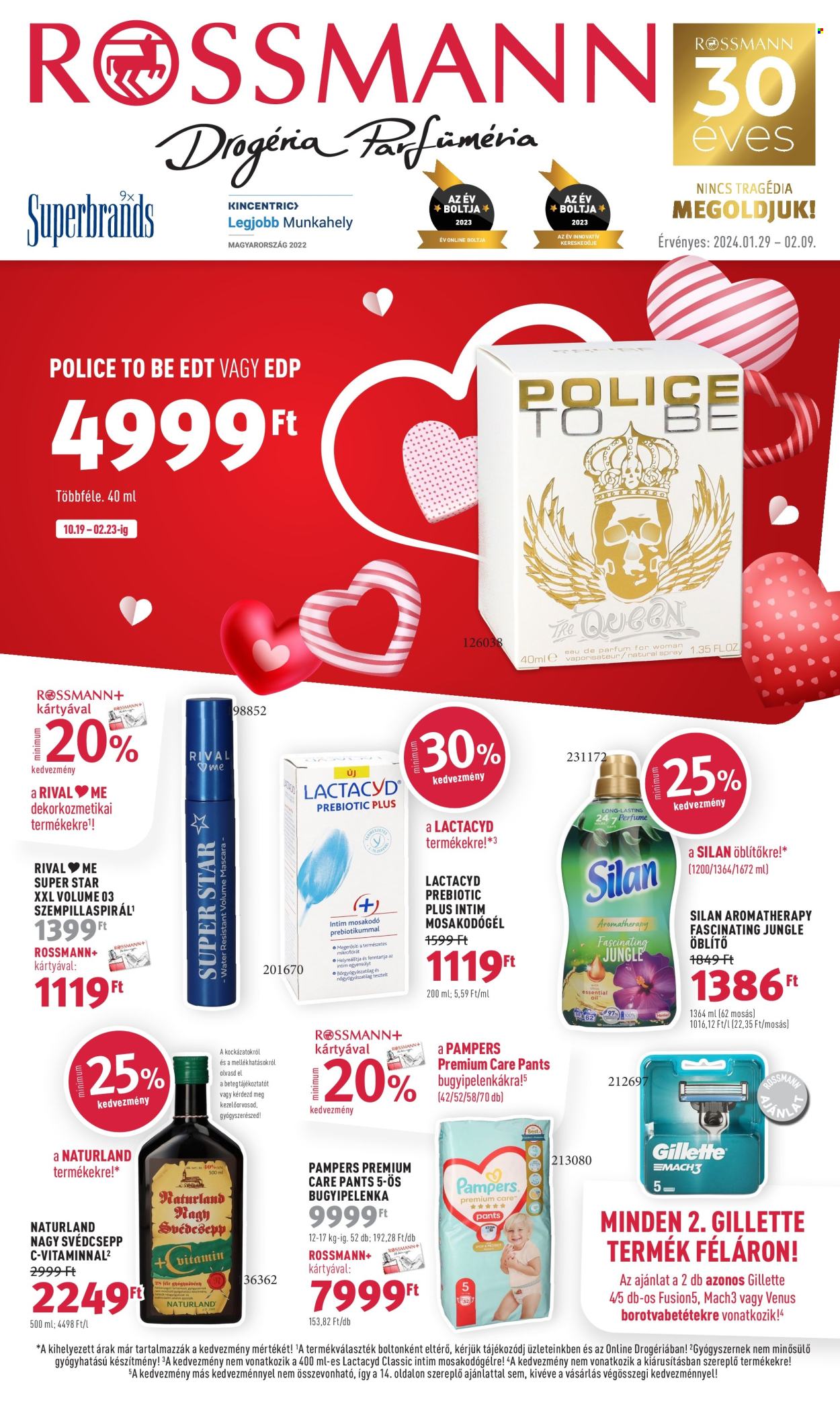 Rossmann akciós újságok - 2024.01.29 - 2024.02.09. Oldal 1