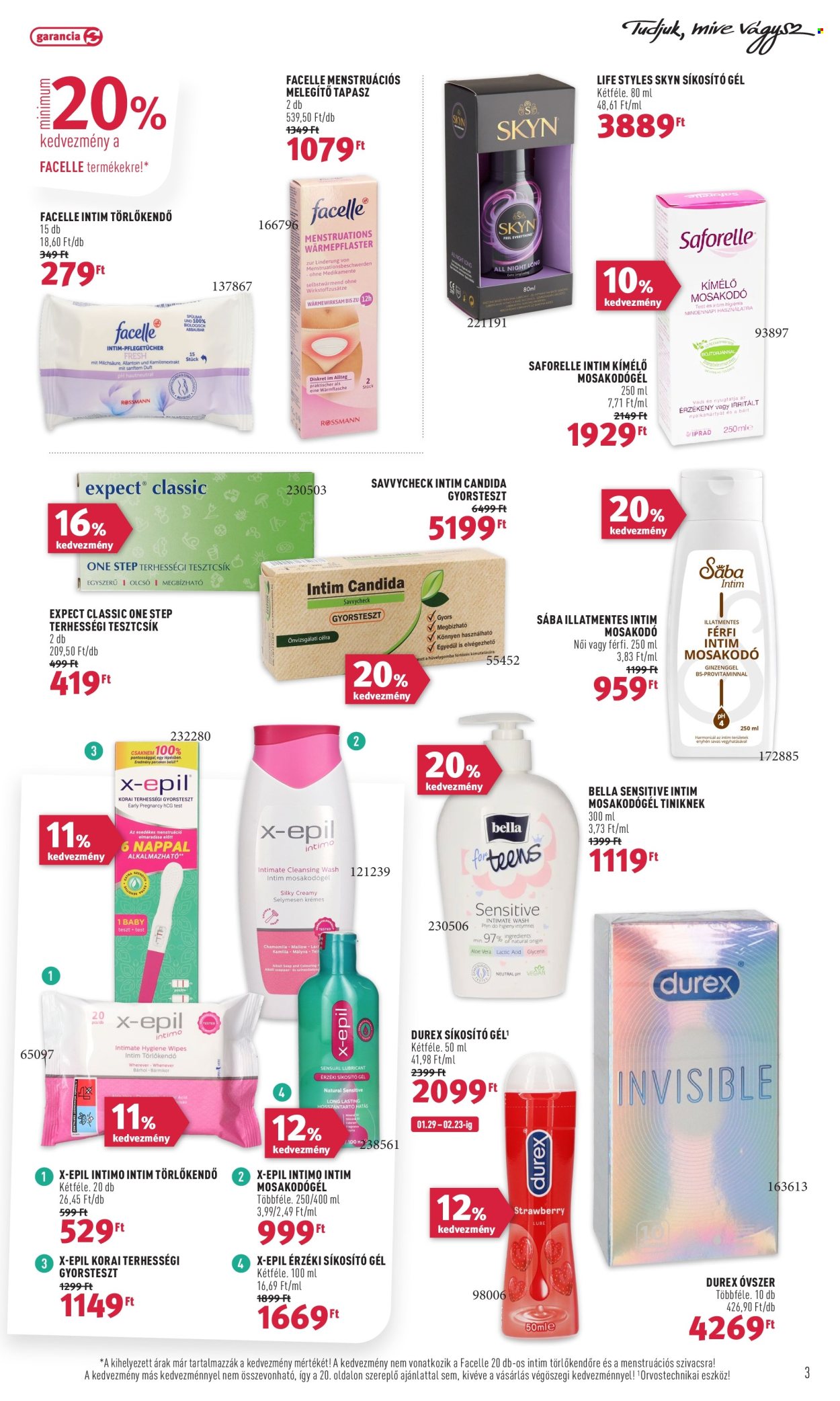 Rossmann akciós újságok - 2024.01.29 - 2024.02.09. Oldal 3