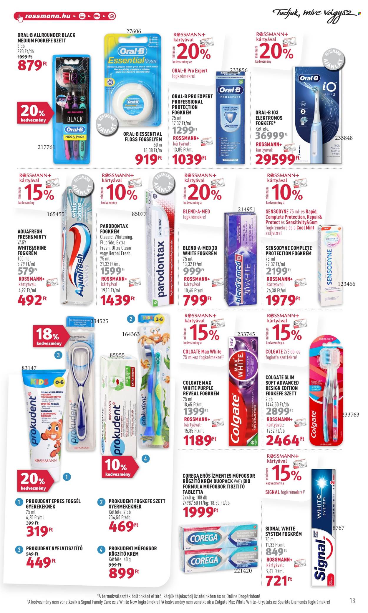 Rossmann akciós újságok - 2024.01.29 - 2024.02.09. Oldal 13