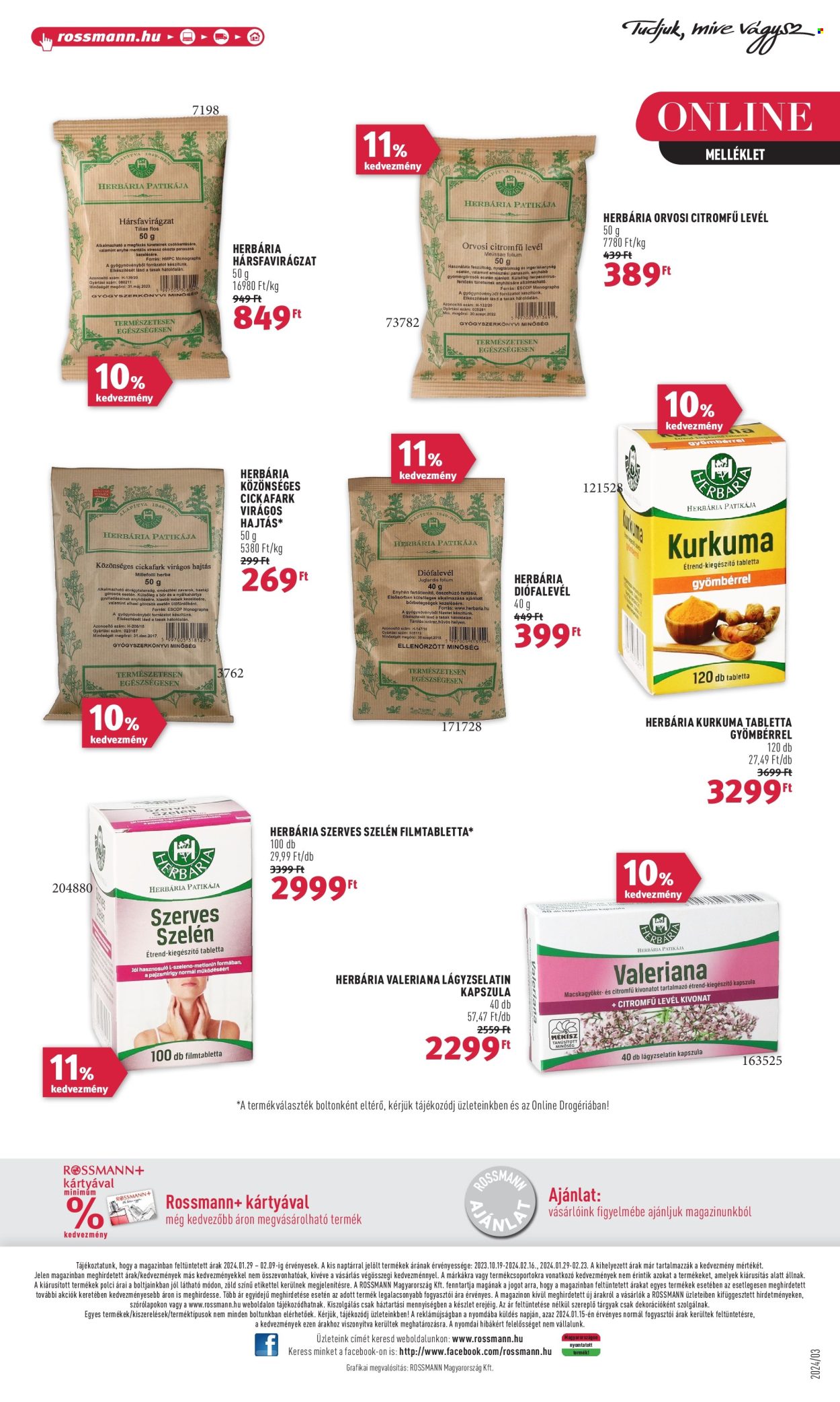Rossmann akciós újságok - 2024.01.29 - 2024.02.09. Oldal 31