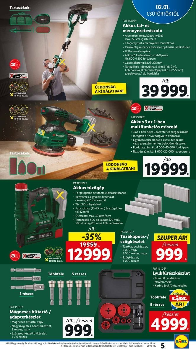 Lidl akciós újságok. Oldal 5