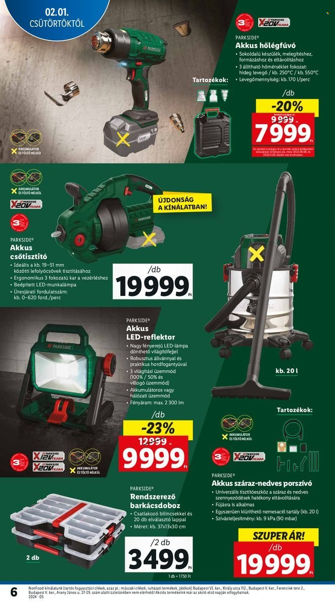 Lidl akciós újságok. Oldal 6