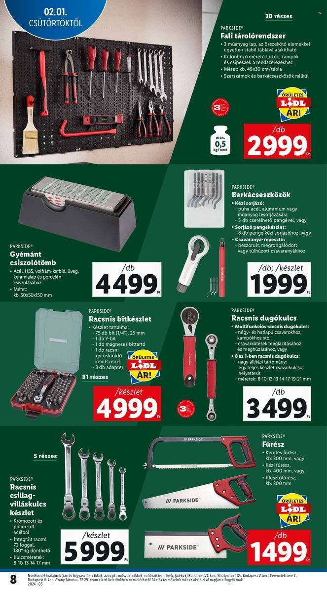 Lidl akciós újságok. Oldal 8