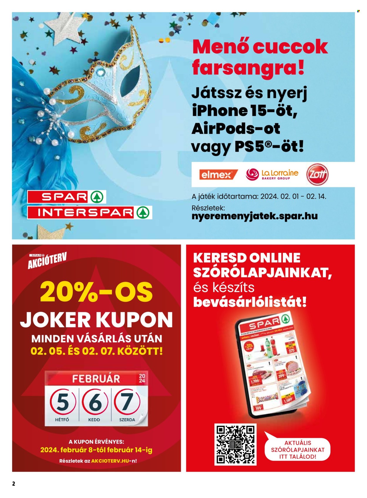 SPAR akciós újságok - 2024.02.01 - 2024.02.07. Oldal 2
