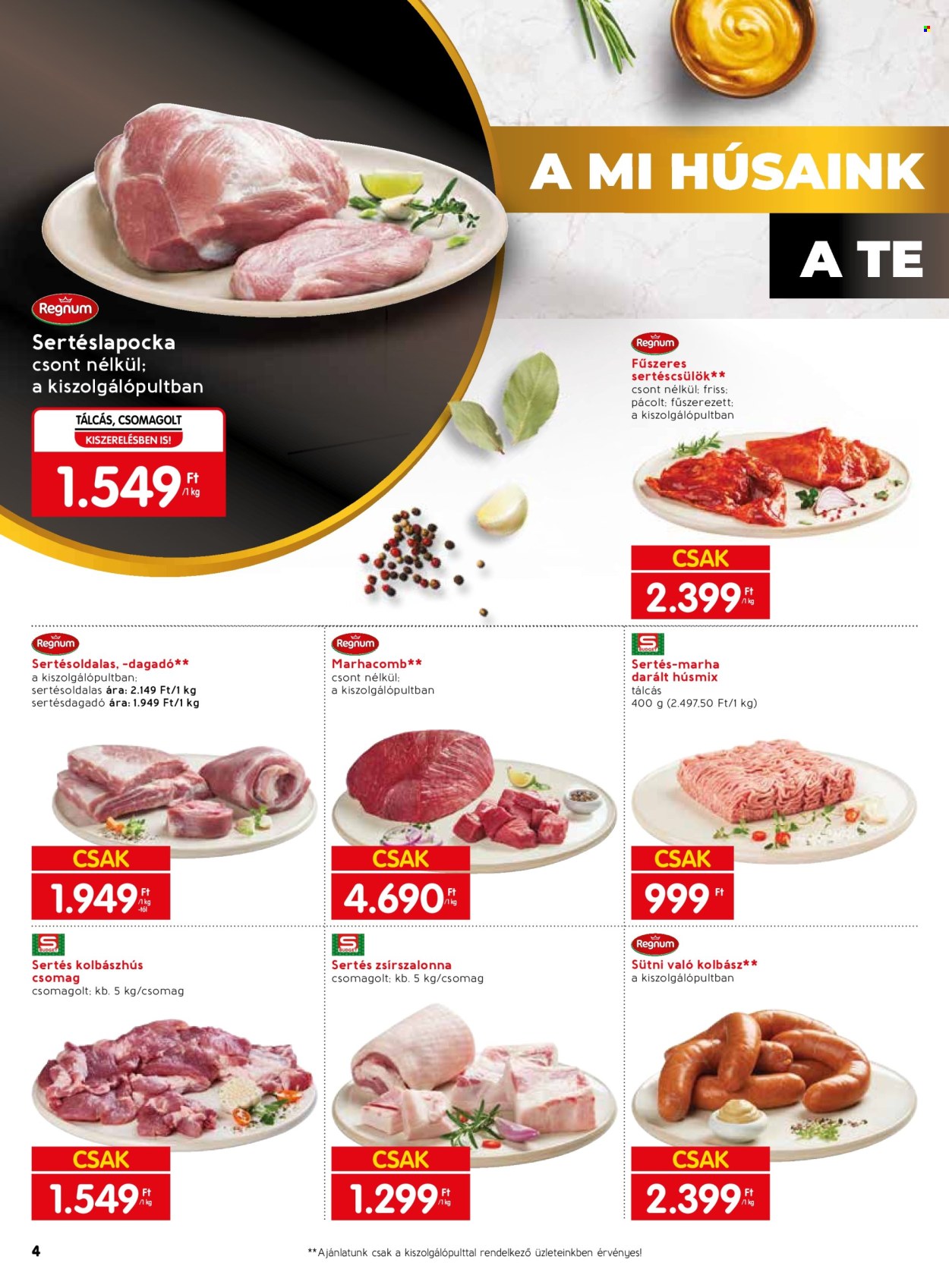 SPAR akciós újságok - 2024.02.01 - 2024.02.07. Oldal 4