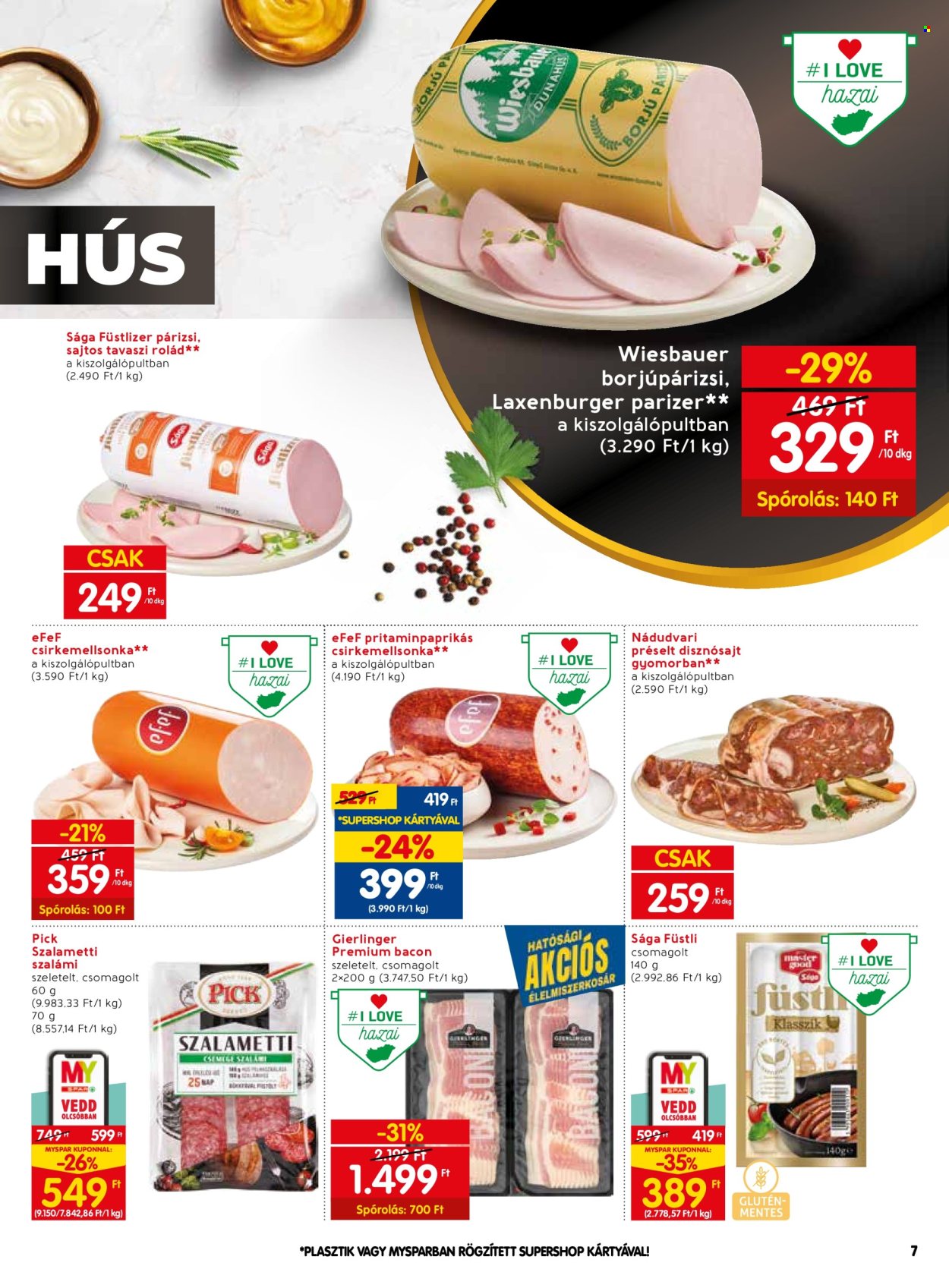 SPAR akciós újságok - 2024.02.01 - 2024.02.07. Oldal 7