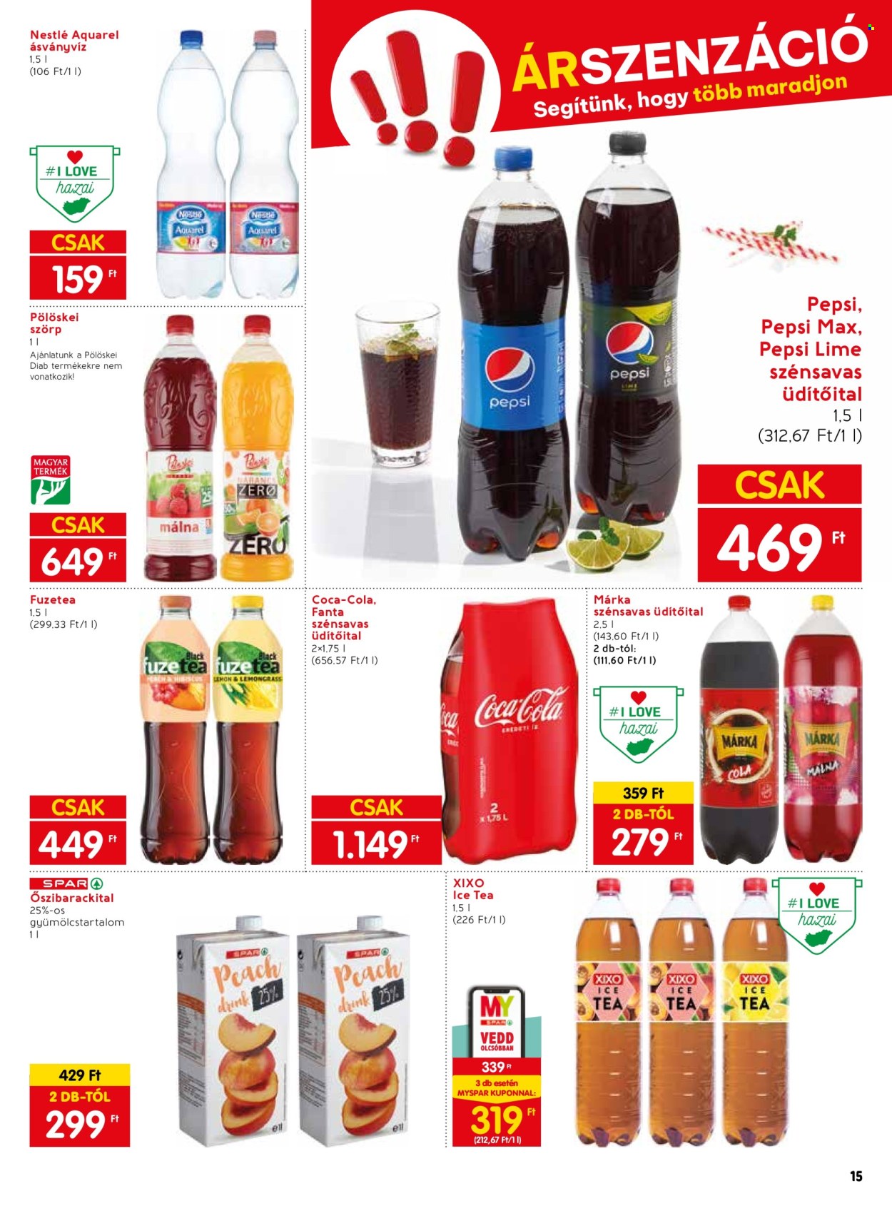 SPAR akciós újságok - 2024.02.01 - 2024.02.07. Oldal 15