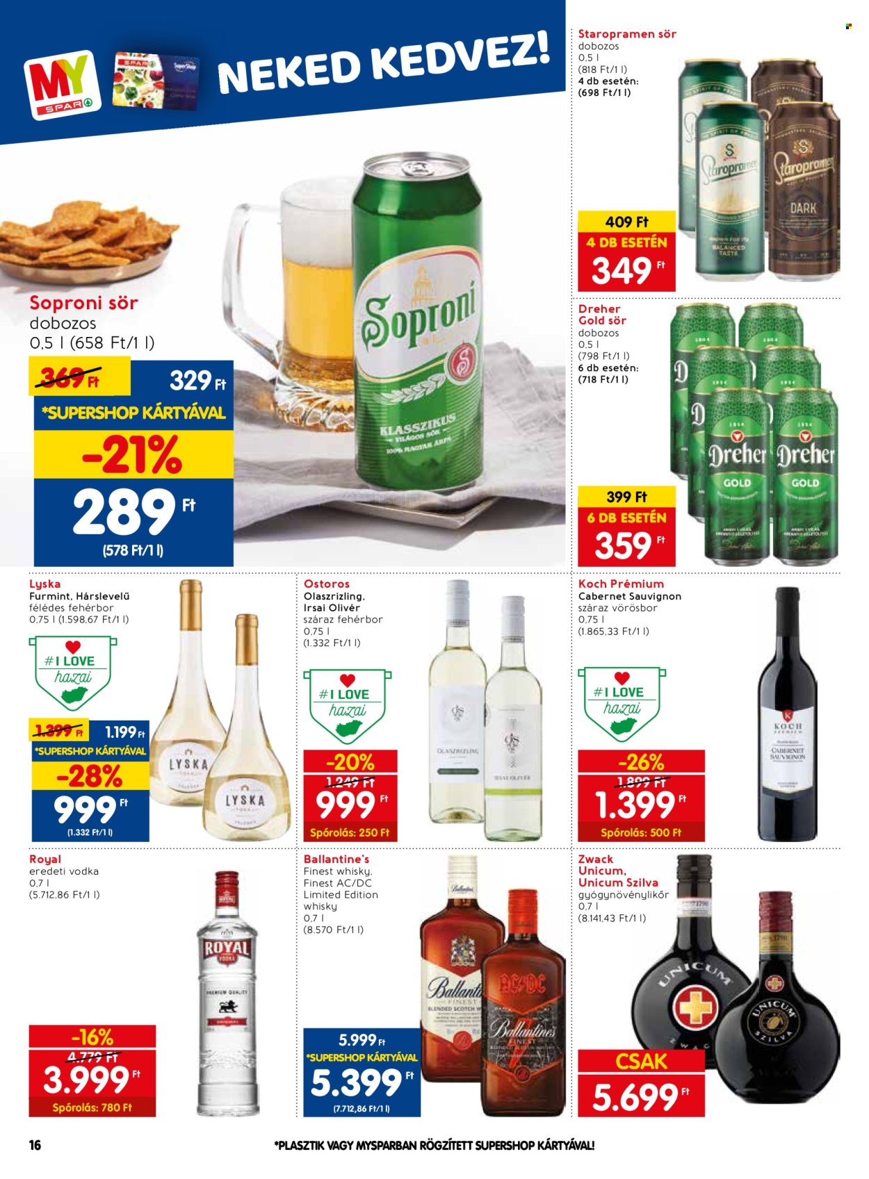SPAR akciós újságok - 2024.02.01 - 2024.02.07. Oldal 16