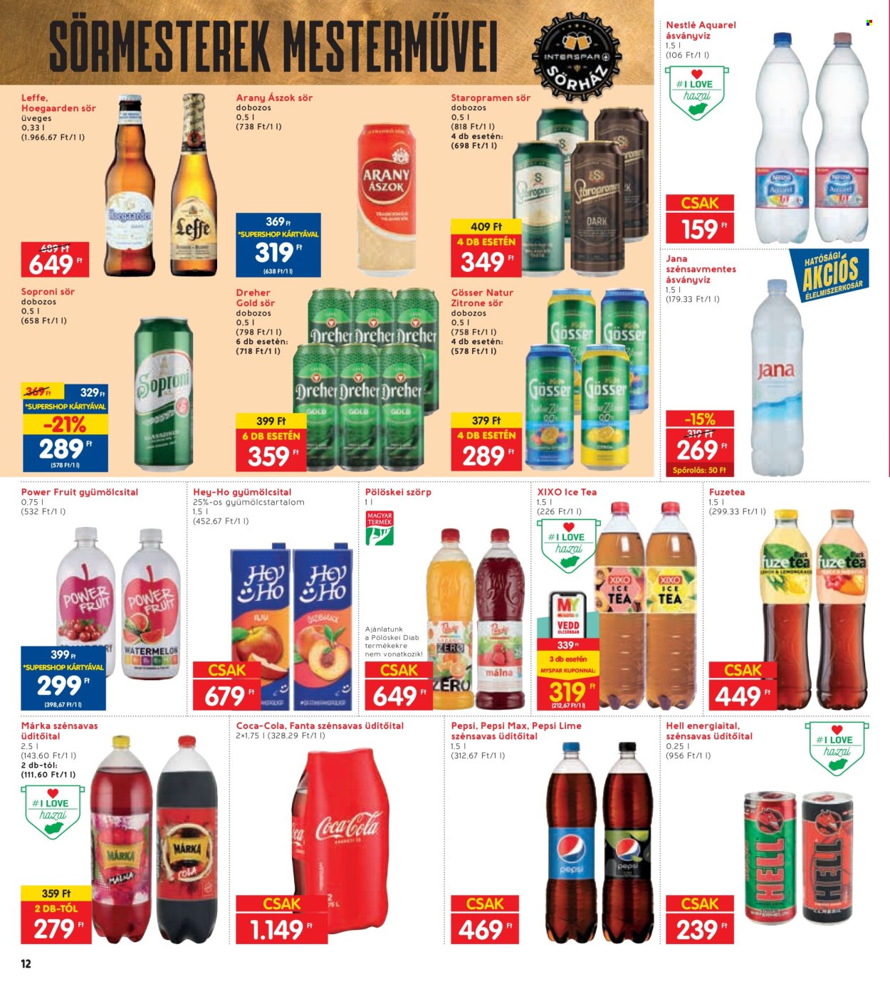 INTERSPAR akciós újságok - 2024.02.01 - 2024.02.07. Oldal 12