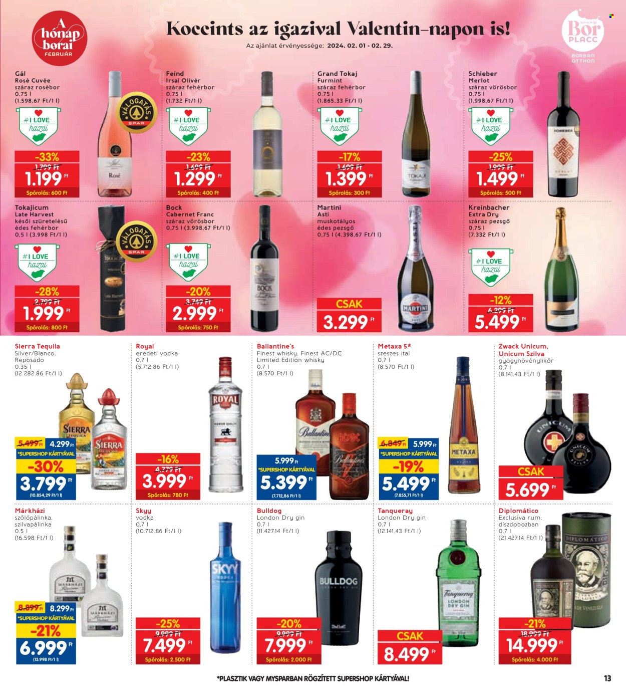 INTERSPAR akciós újságok - 2024.02.01 - 2024.02.07. Oldal 13