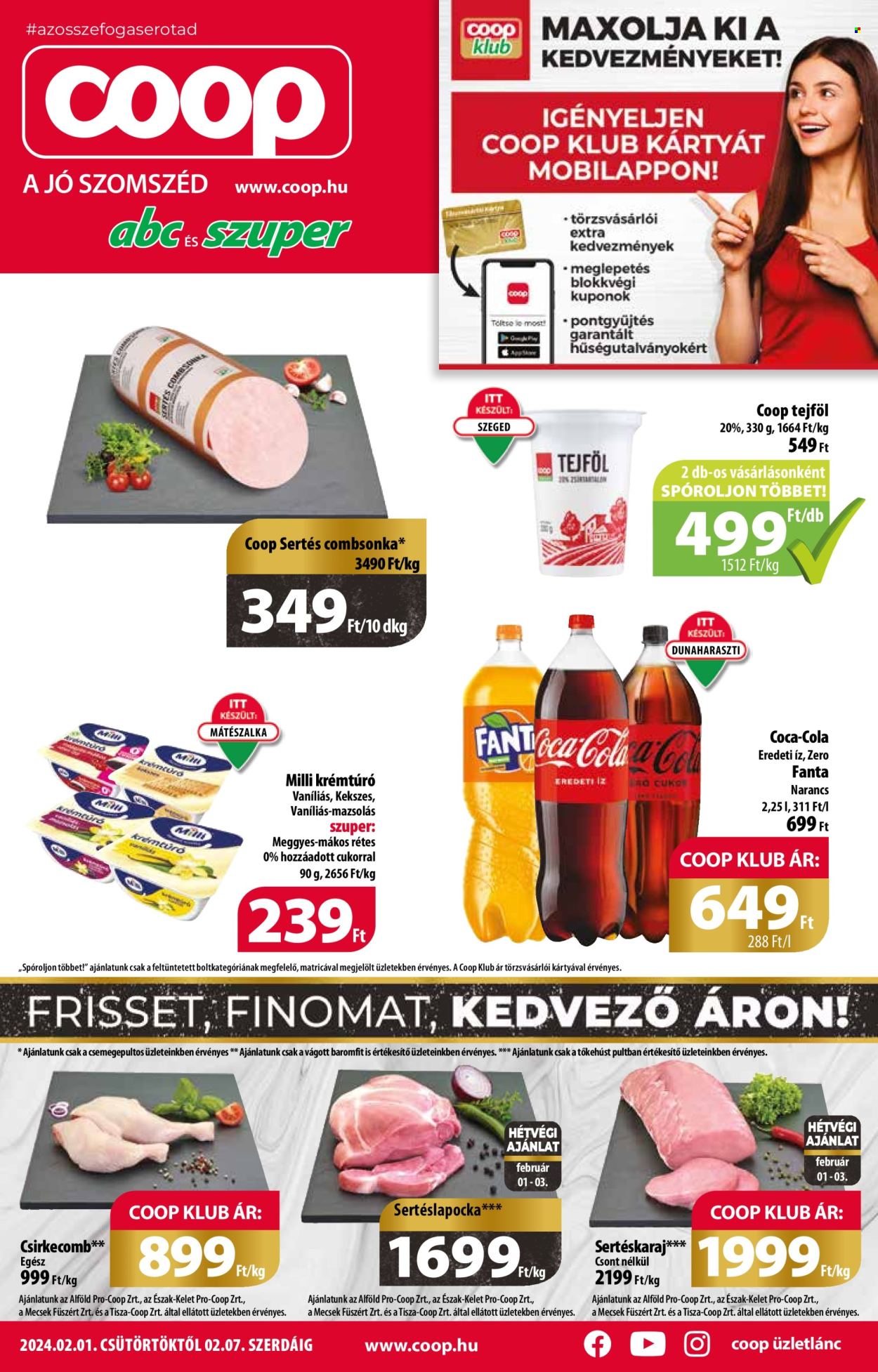 Coop akciós újságok - 2024.02.01 - 2024.02.07. Oldal 1