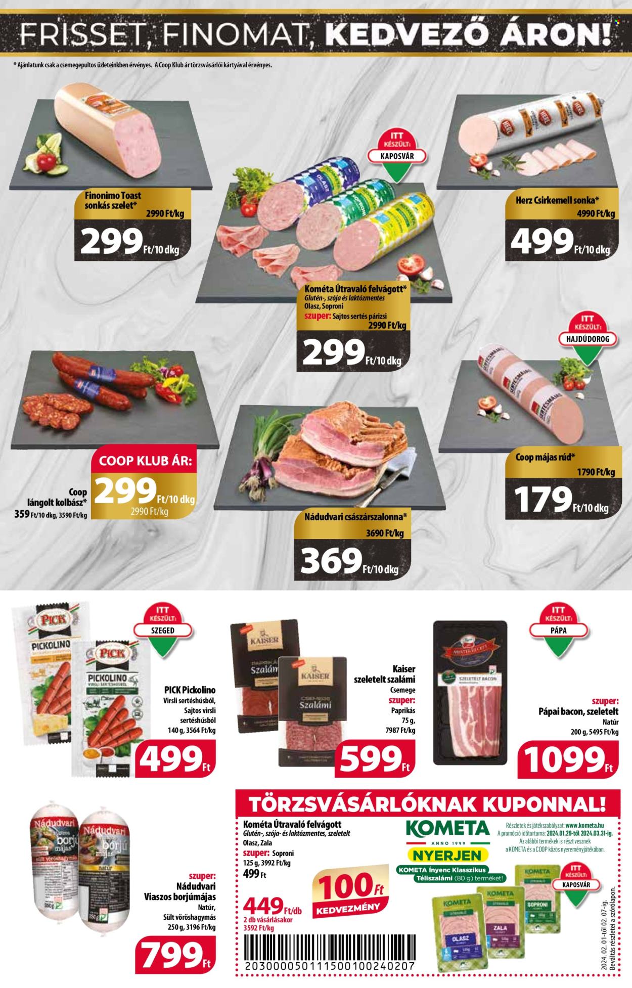 Coop akciós újságok - 2024.02.01 - 2024.02.07. Oldal 2