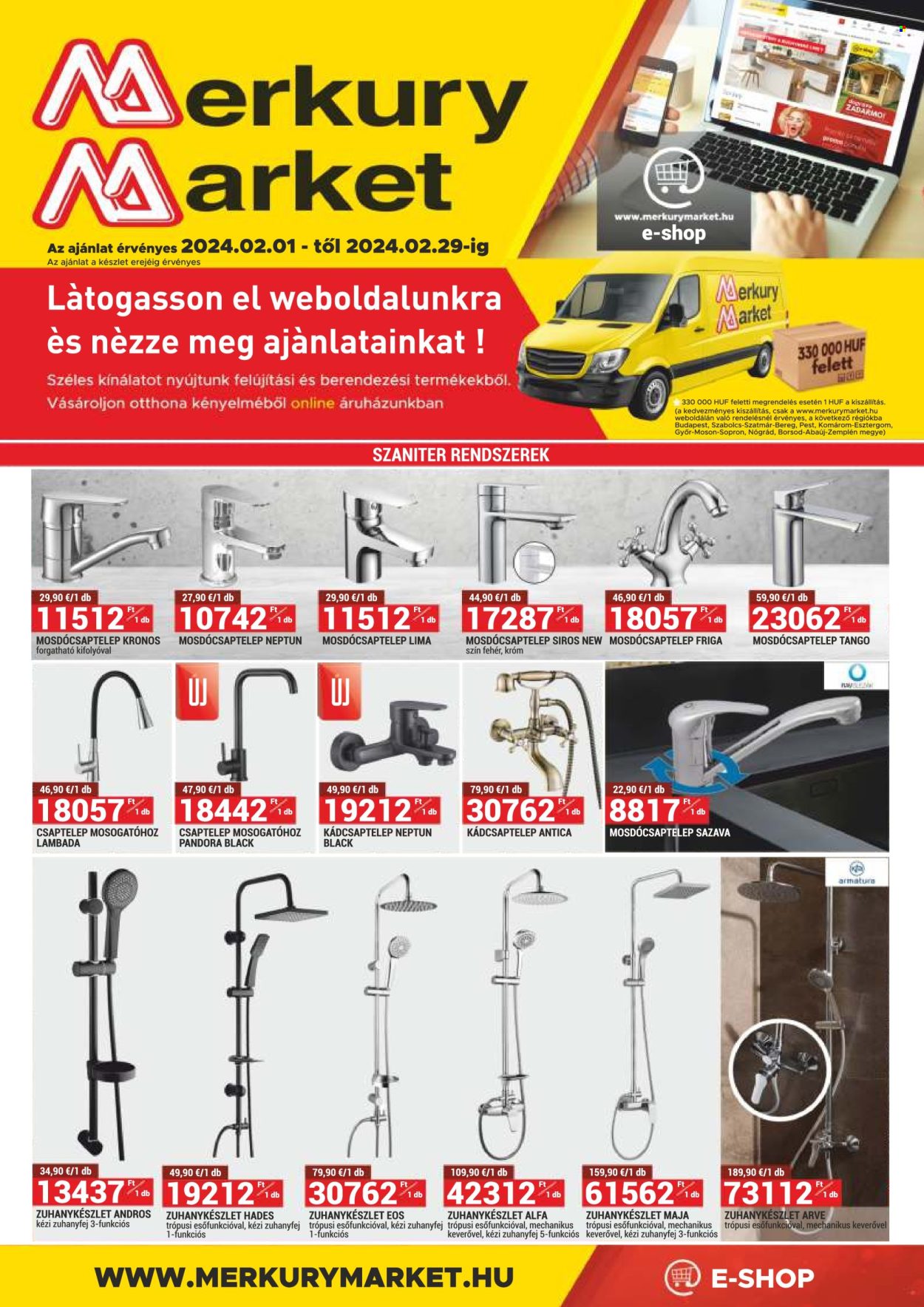Merkury Market akciós újságok - 2024.02.01 - 2024.02.29. Oldal 1