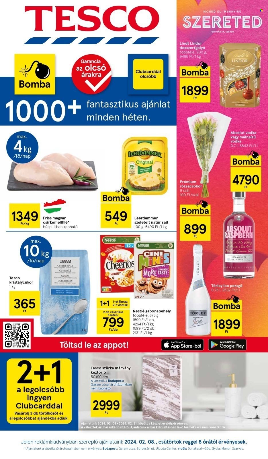 TESCO akciós újságok - 2024.02.08 - 2024.02.14. Oldal 1