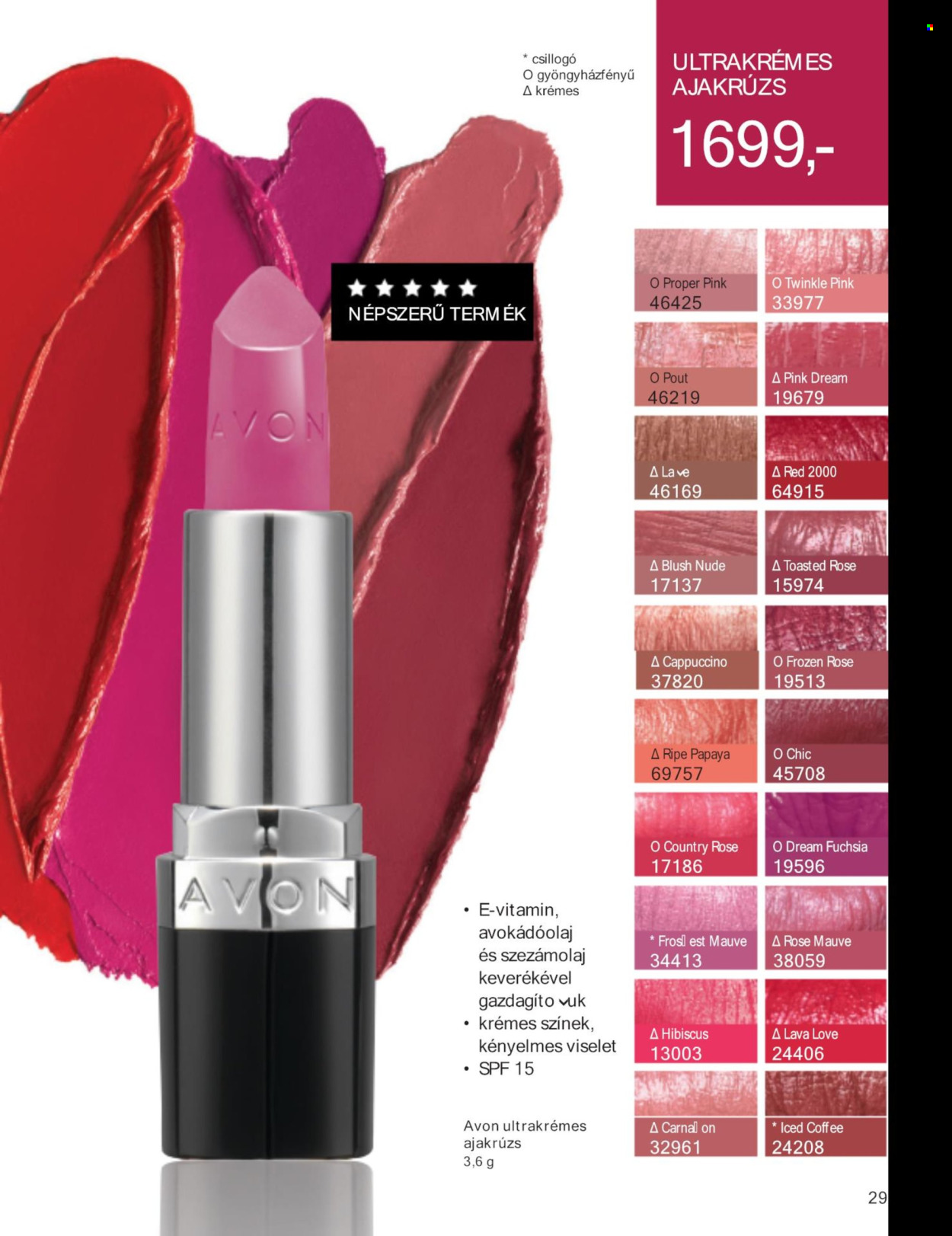 Avon akciós újságok - 2024.02.01 - 2024.02.29. Oldal 31