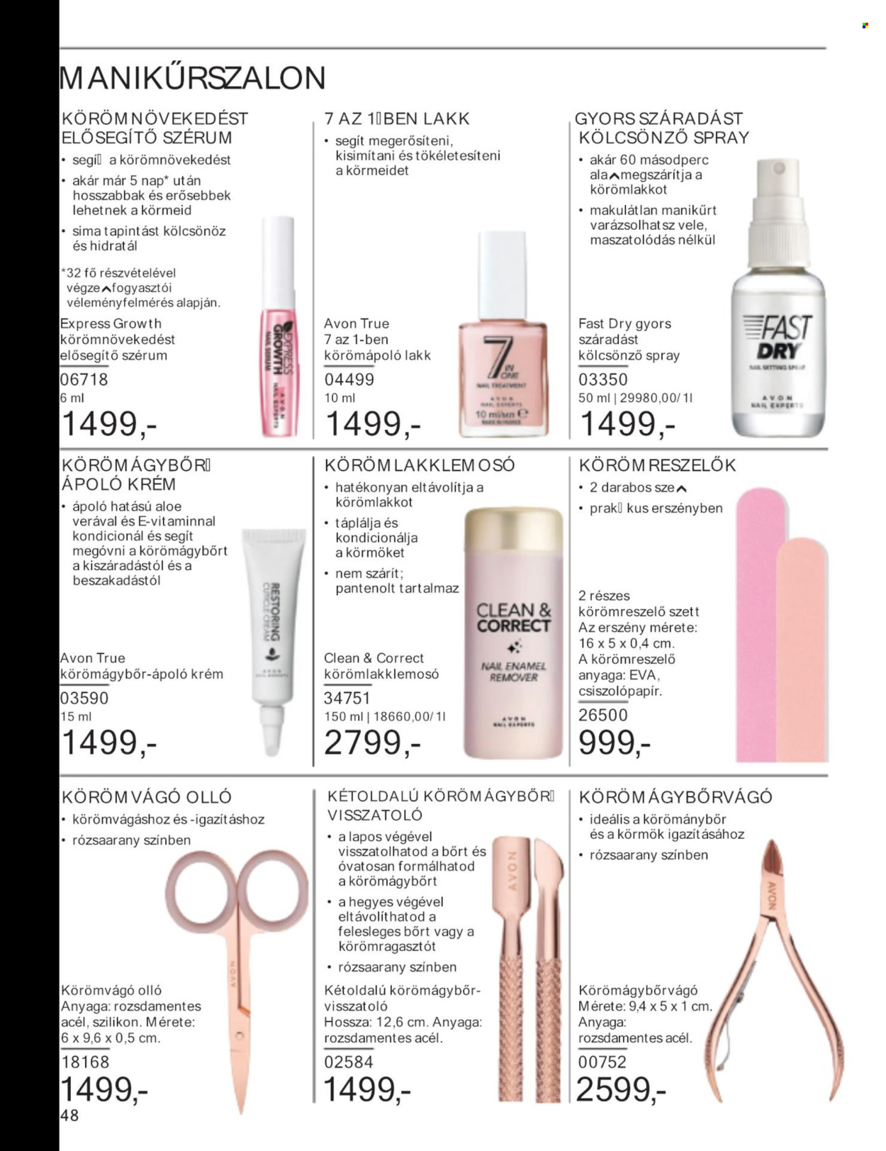 Avon akciós újságok - 2024.02.01 - 2024.02.29. Oldal 50