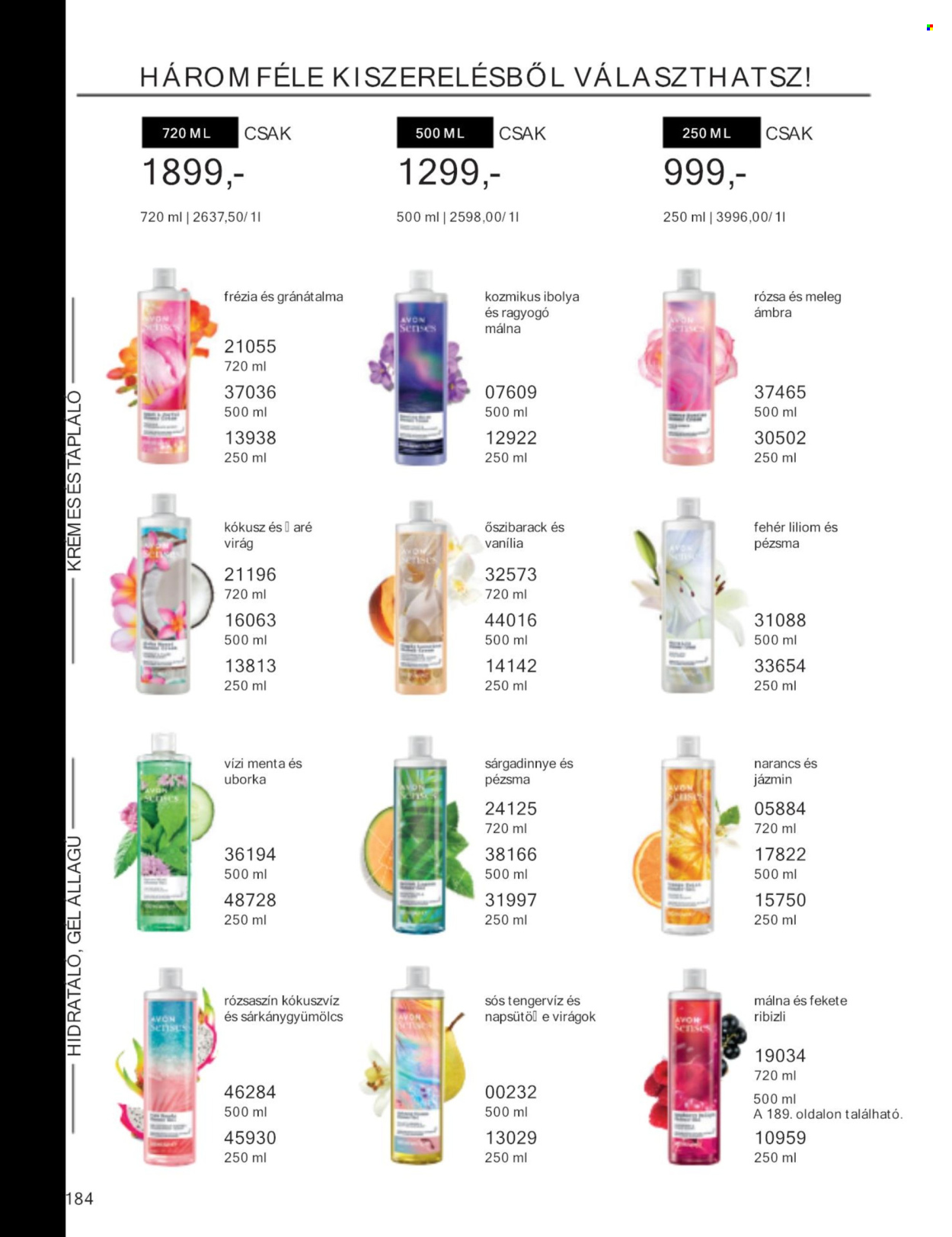 Avon akciós újságok - 2024.02.01 - 2024.02.29. Oldal 188