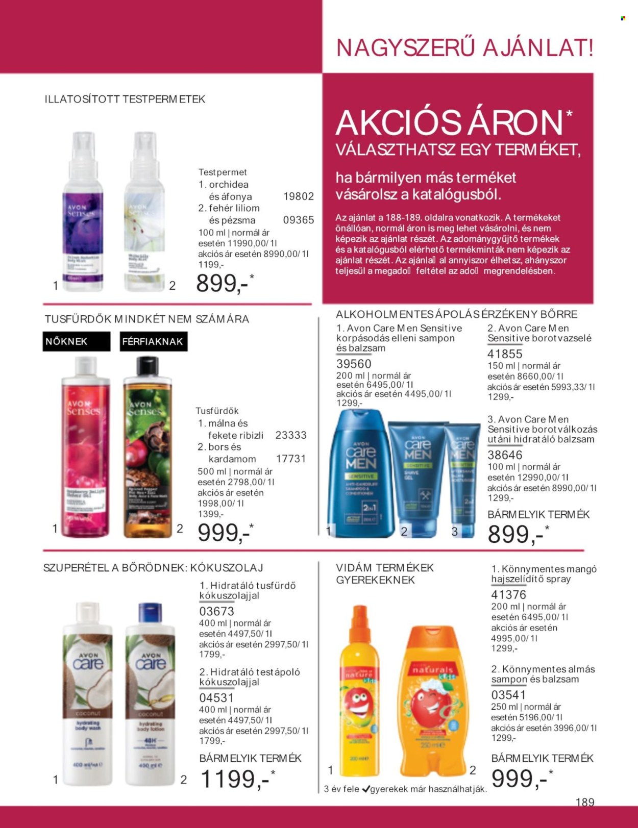Avon akciós újságok - 2024.02.01 - 2024.02.29. Oldal 193