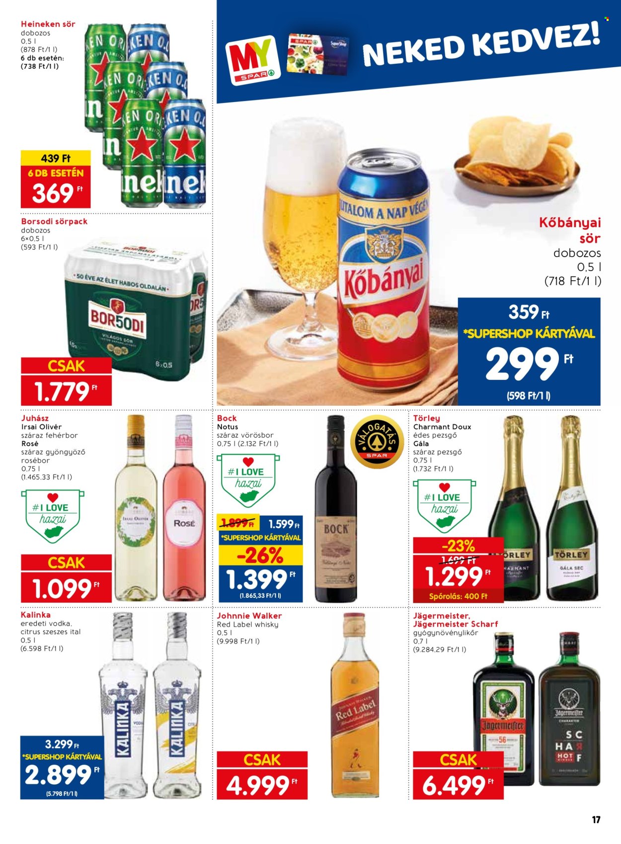 SPAR akciós újságok - 2024.02.08 - 2024.02.14. Oldal 17