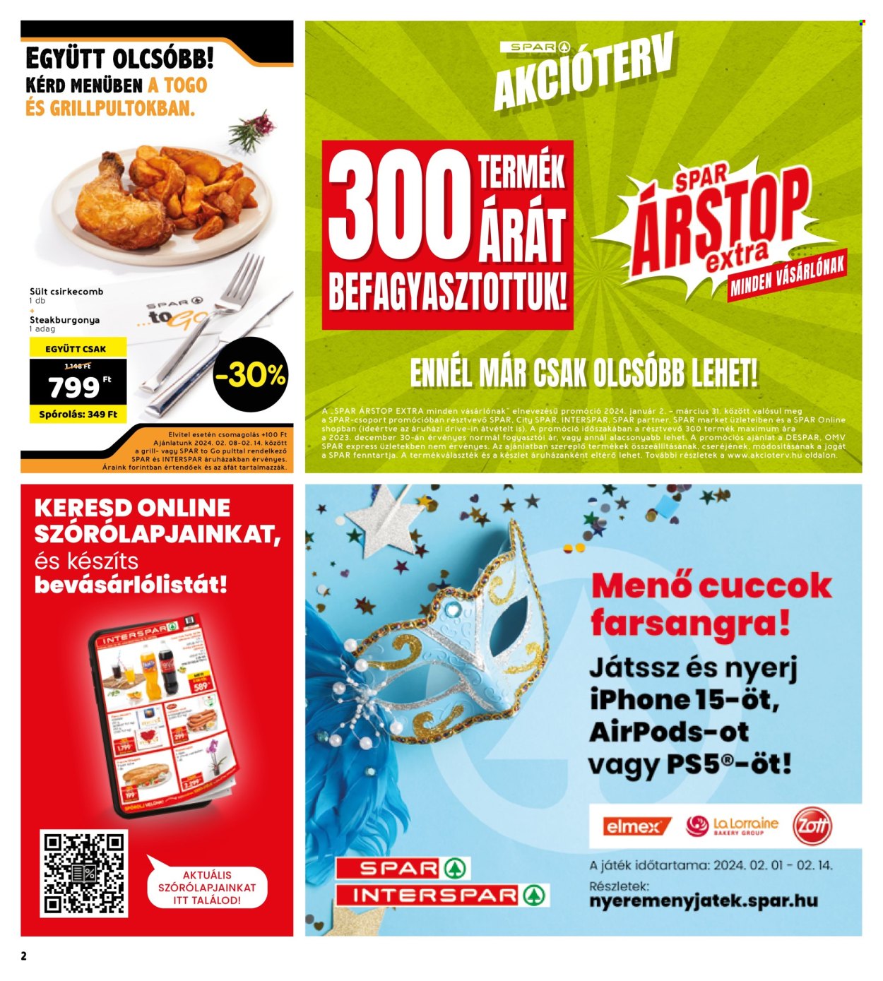 INTERSPAR akciós újságok - 2024.02.08 - 2024.02.14. Oldal 2