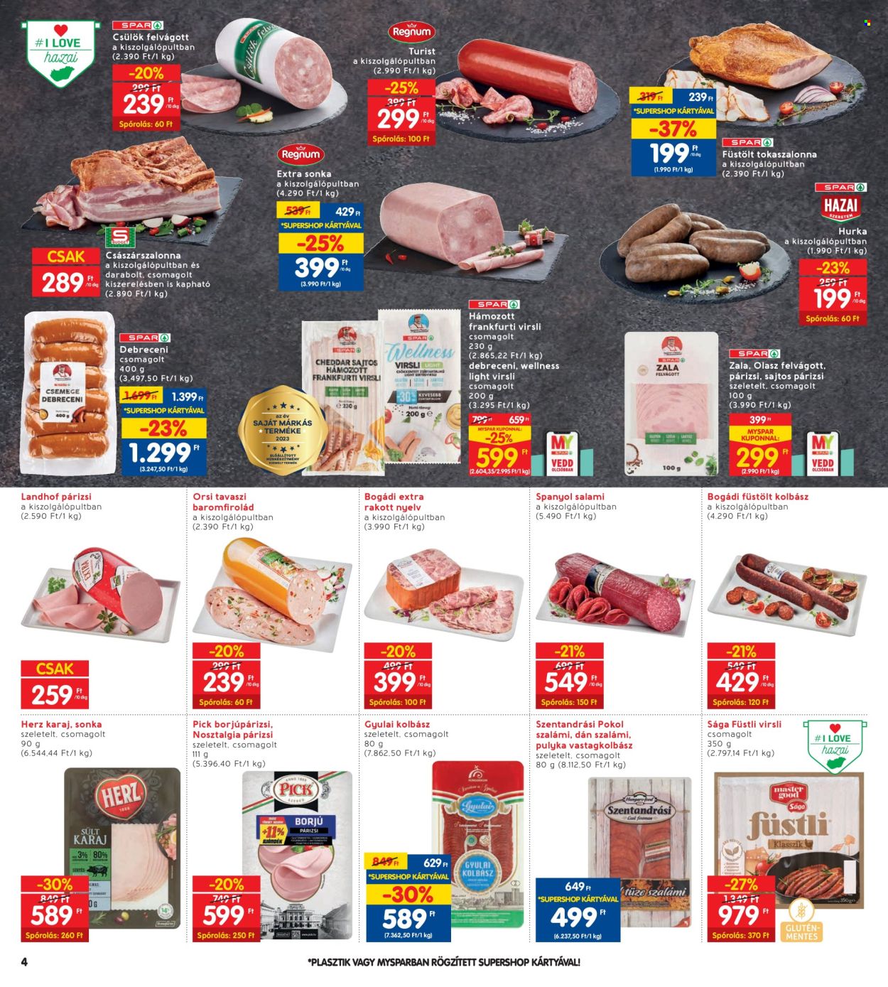 INTERSPAR akciós újságok - 2024.02.08 - 2024.02.14. Oldal 4