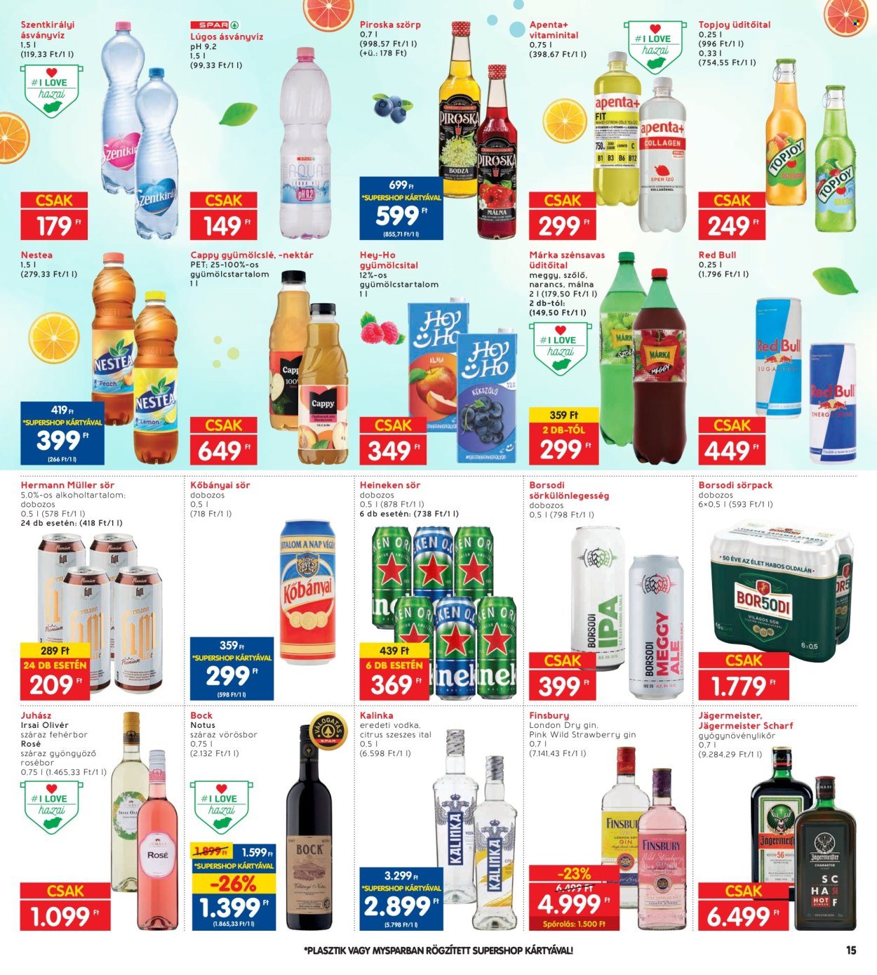 INTERSPAR akciós újságok - 2024.02.08 - 2024.02.14. Oldal 15