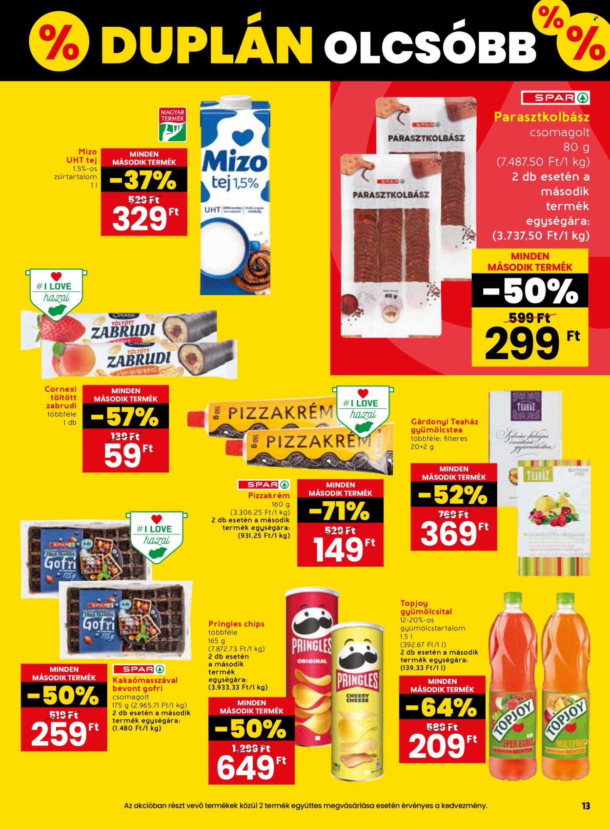SPAR akciós újságok - 2024.02.15 - 2024.02.21. Oldal 13