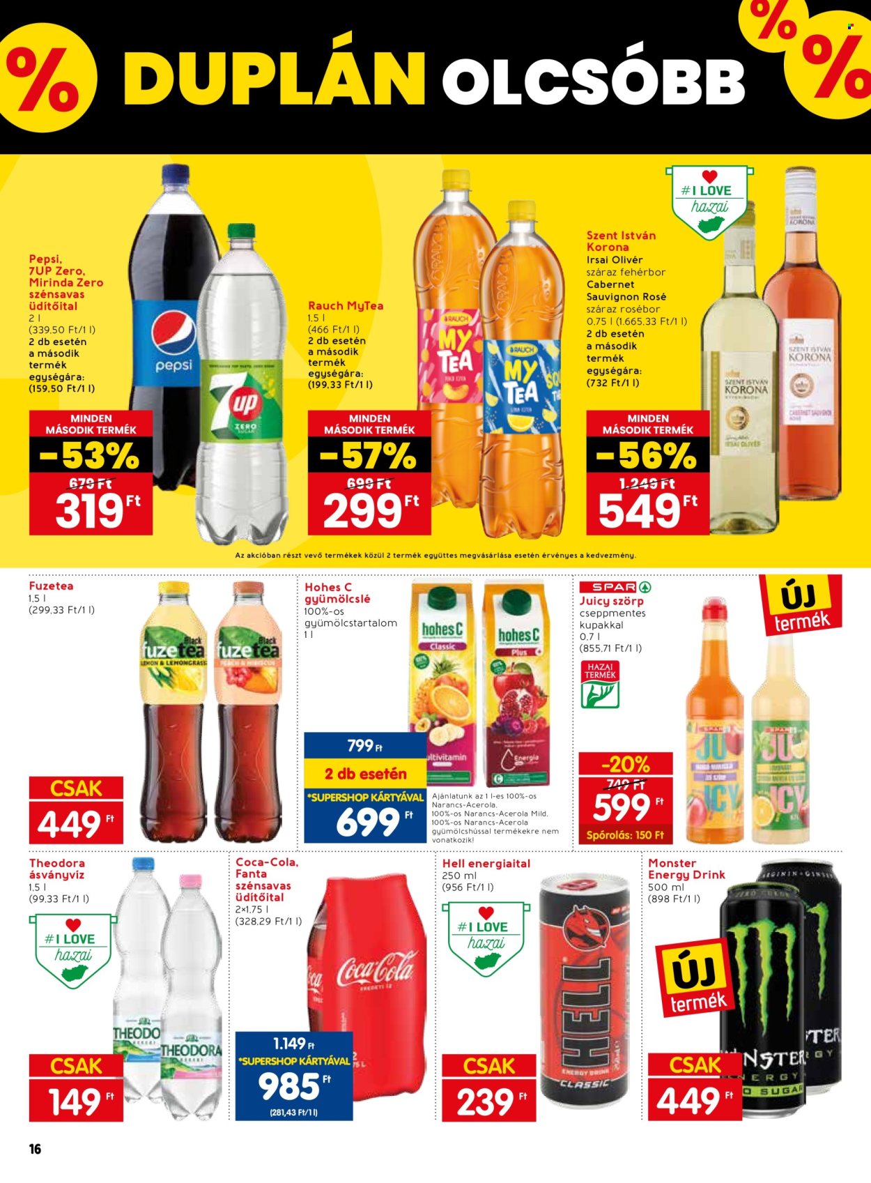 SPAR akciós újságok - 2024.02.15 - 2024.02.21. Oldal 16