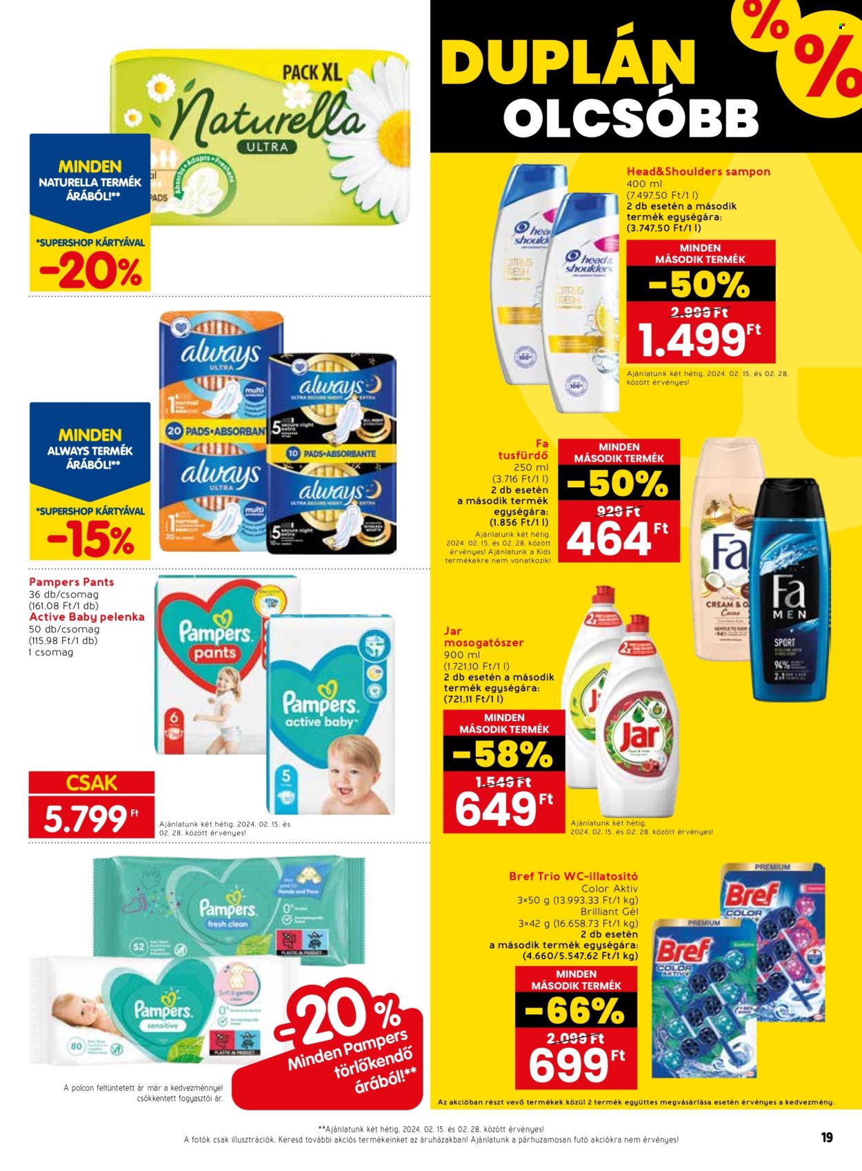 SPAR akciós újságok - 2024.02.15 - 2024.02.21. Oldal 19