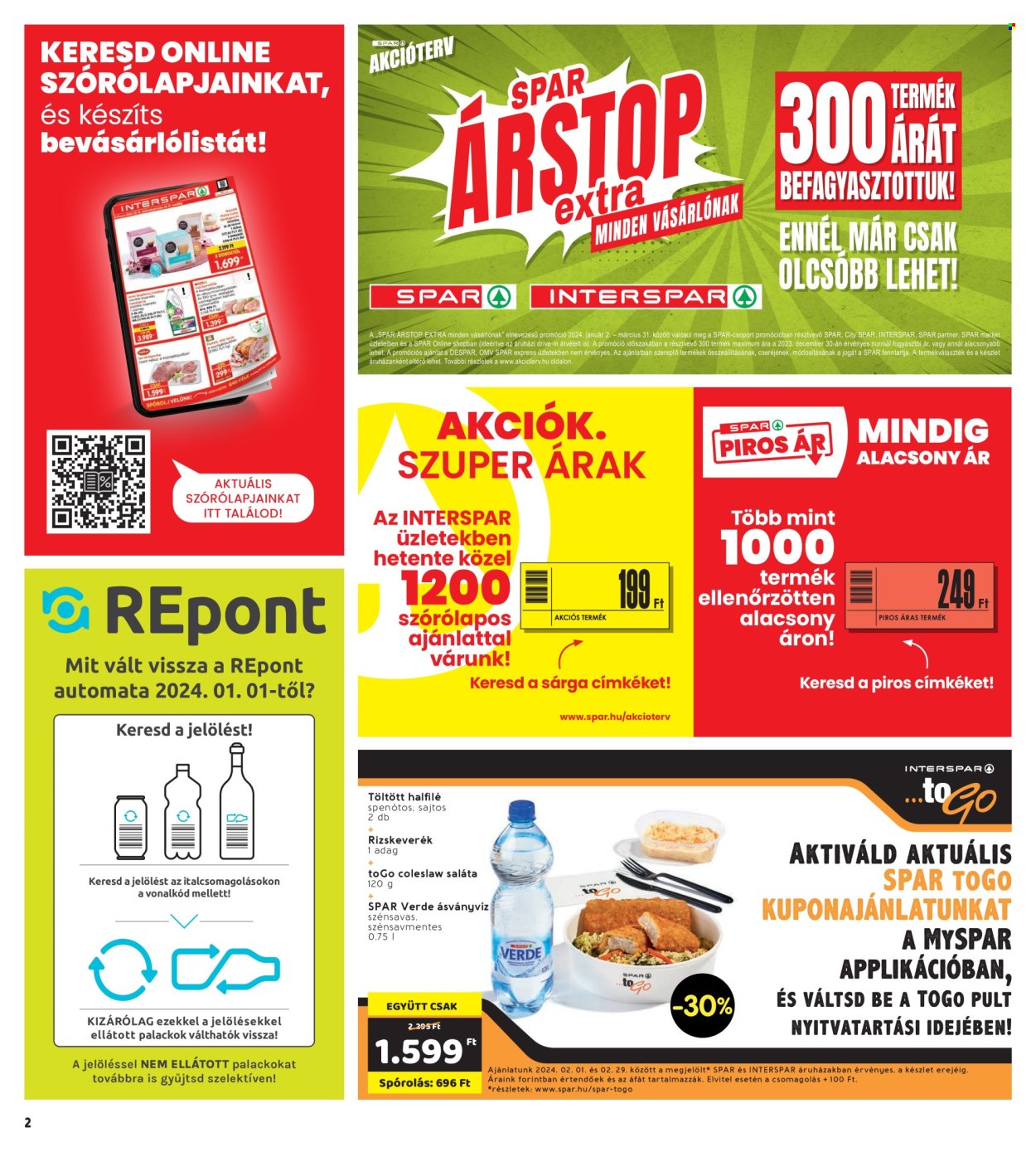 INTERSPAR akciós újságok - 2024.02.15 - 2024.02.21. Oldal 2