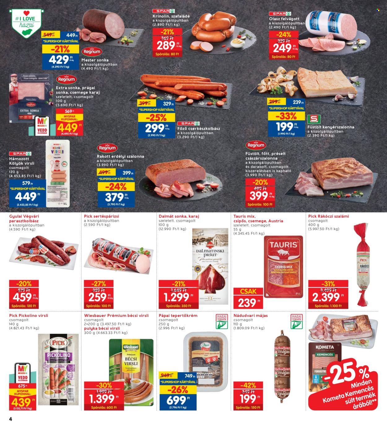 INTERSPAR akciós újságok - 2024.02.15 - 2024.02.21. Oldal 4