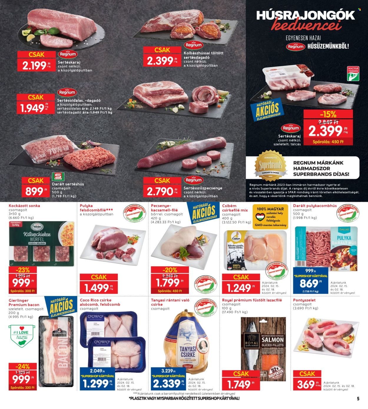 INTERSPAR akciós újságok - 2024.02.15 - 2024.02.21. Oldal 5
