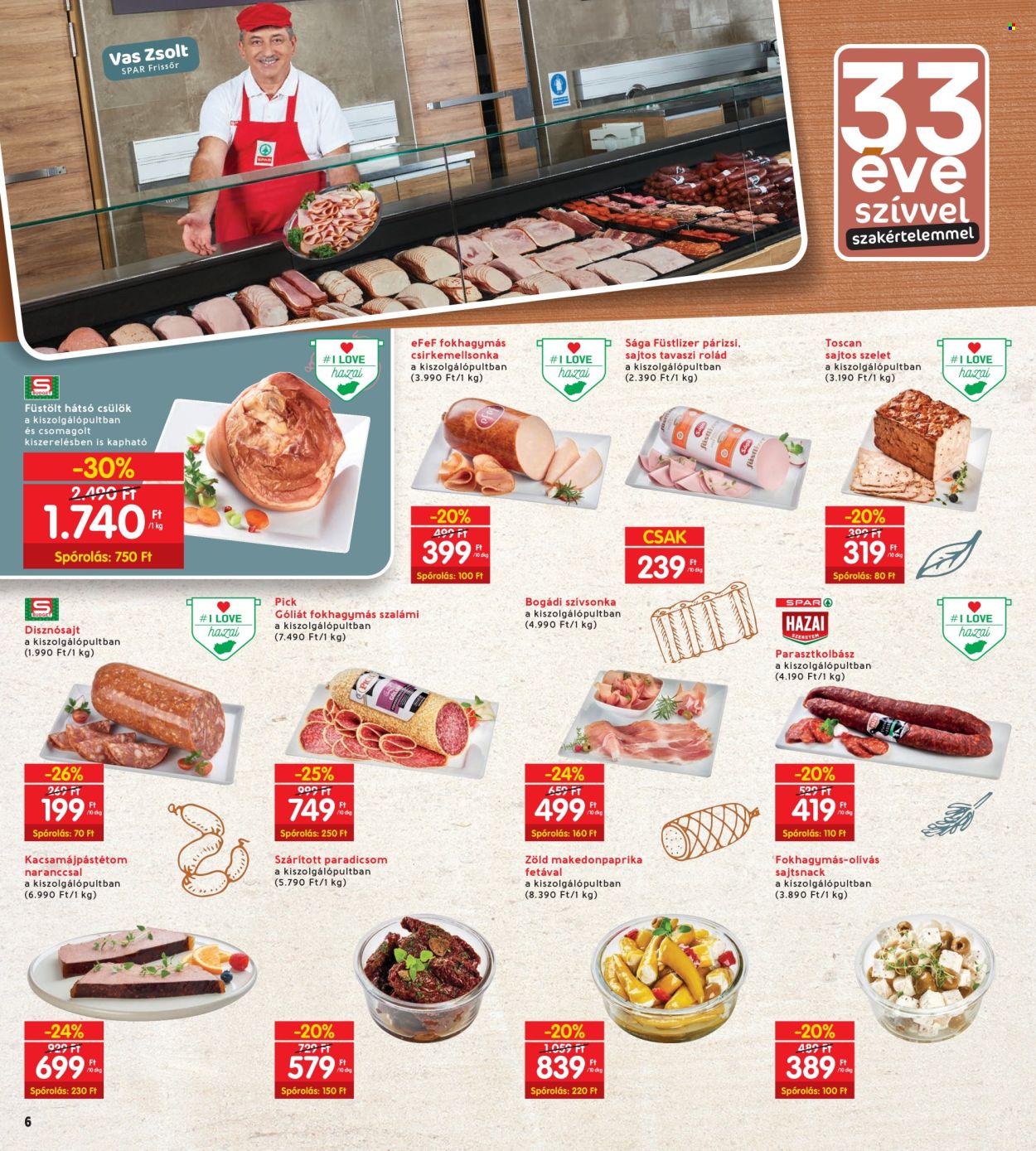 INTERSPAR akciós újságok - 2024.02.15 - 2024.02.21. Oldal 6