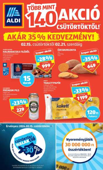 Újság Aldi - 2024.02.15 - 2024.02.21.