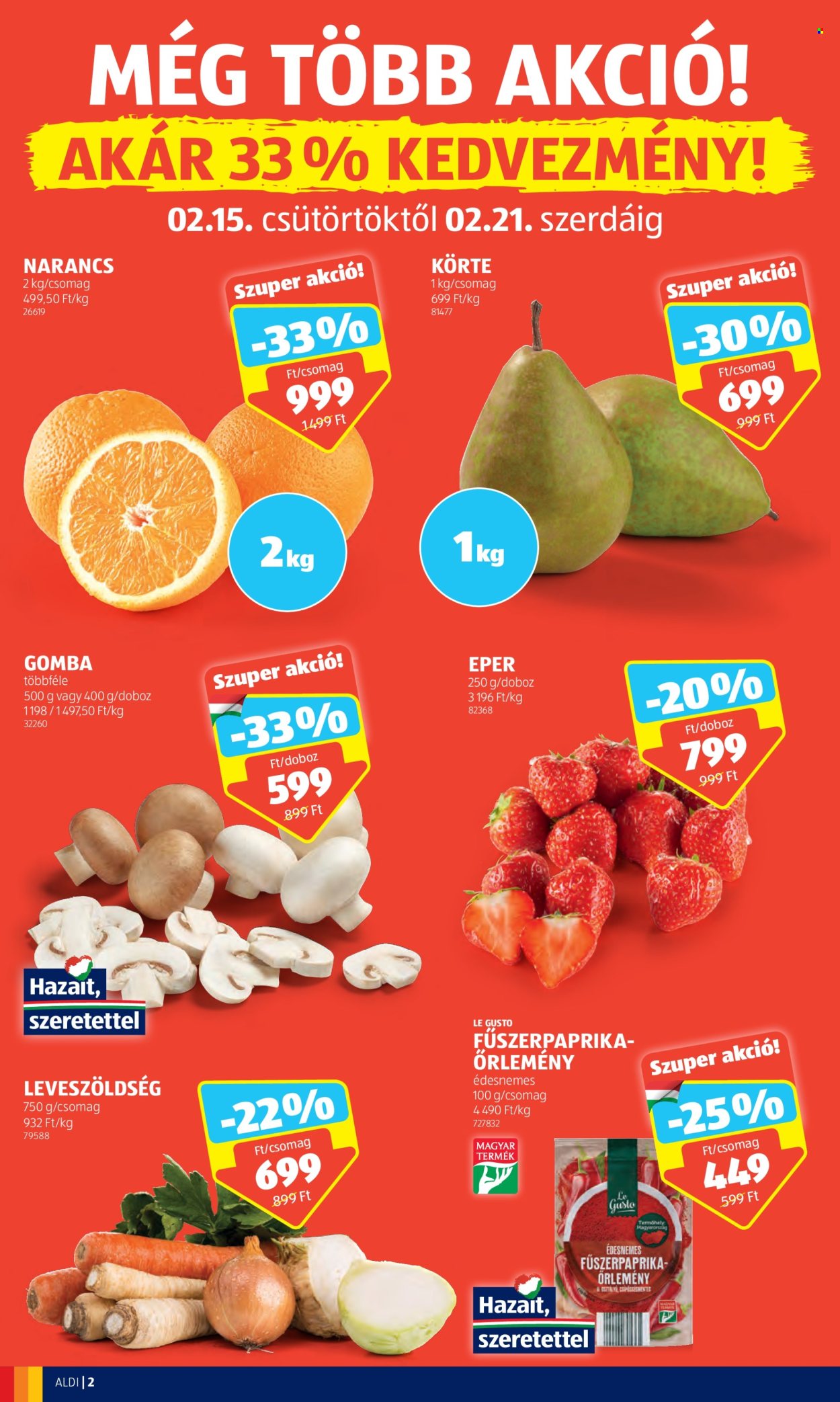 Aldi akciós újságok - 2024.02.15 - 2024.02.21. Oldal 2