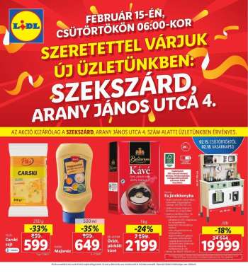 Újság Lidl - 2024.02.15 - 2024.02.18.