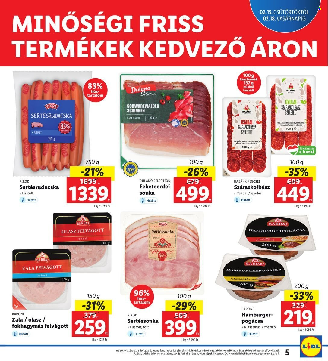 Lidl akciós újságok - 2024.02.15 - 2024.02.18. Oldal 5